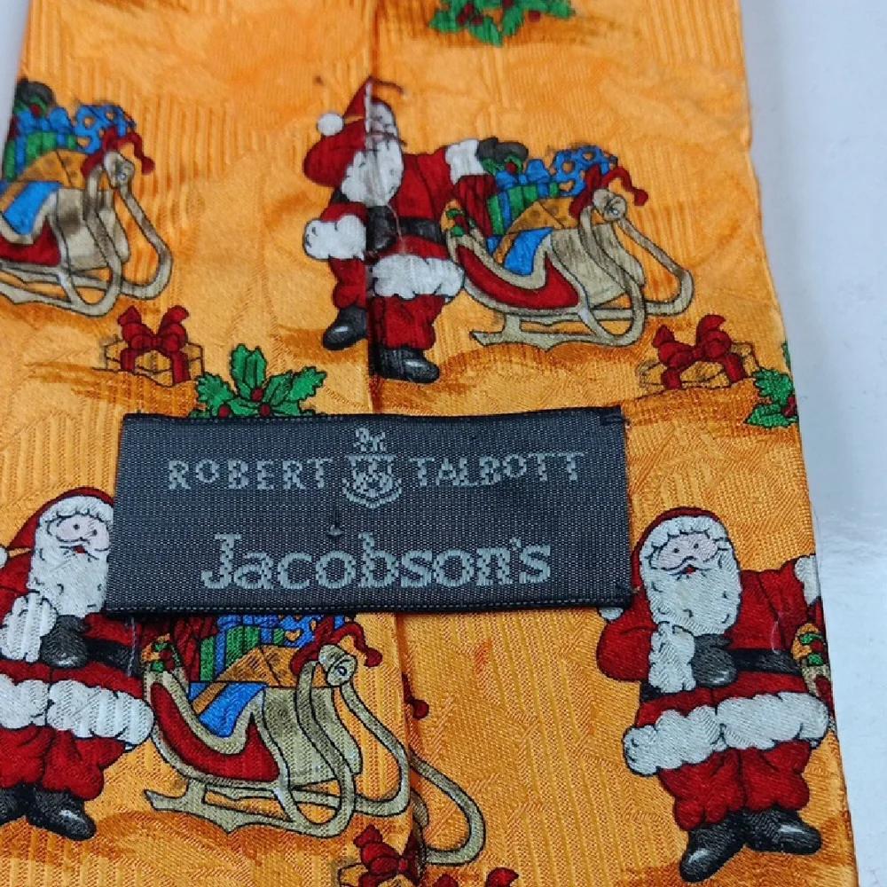 Robert Talbott Santa Claus Silk Tie‎
